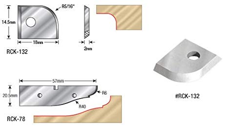 Amana Tool - 14 5 x 18mm Knive For 61265 (RCK-132), Industrial Grade