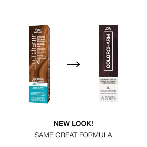 Image of COLORCHARM Demi Permanent Hair Color - Gloss, Refresh & Tone - 2 Fl Oz | Shea Butter | Free of ammonia, gluten, parabens, and animal-derived ingredients.