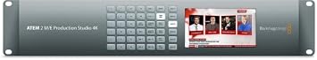 Blackmagic Design ATEM 2 M/E Production Studio 4K, 4 Upstream & 2 Downstream Keyers, 22-Input Audio Mixer, 20 6G-SDI & 1 HDMI Inputs