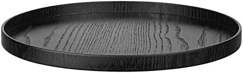 HofferRuffer Extra Large Round Serving Tray, Elegant Faux