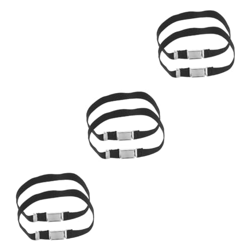 6pcs Elastic Waist Belt for Boys and Girls and Material Comfortable Fit for Boys and Girls for School Uniforms and Everyday Wear