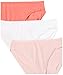 Amazon Essentials Women's Cotton High Leg Brief Underwear (Available in Plus Size), Breathable, Pack of 6, Pretty Color Pops, X-Small