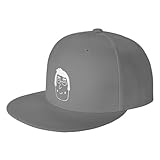 AWESOWE Youth Cartoon Minimalist Snapback Hat for Men Women Hats Solid Color Flat Bill Brim Baseball Cap