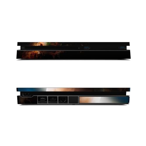Sticker PS4 Slim Black Adam affiche art graphique Head Case Designs