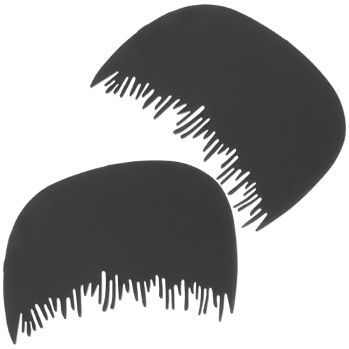 WRITWAA Hair Fiber Comb with Protective Shield, Plastic Hairline Comb for Men and Women, Easy On-the-Go Hair Thickening Tool