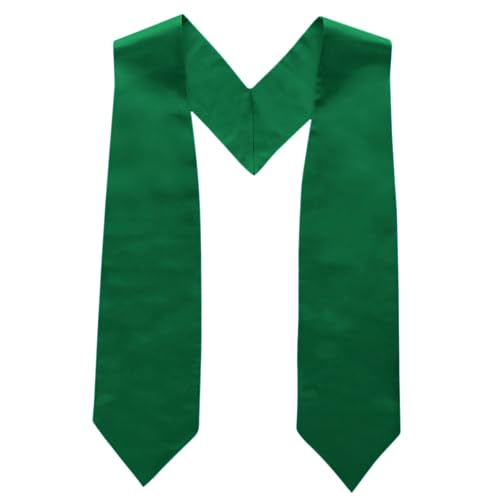 TopTie Bandas Graduacion Satén Bandas de la Fiesta Estola Graduación Coral y Académica Trajes para la Escuela o la Iglesia Unisex Adulto 130-182 cm
