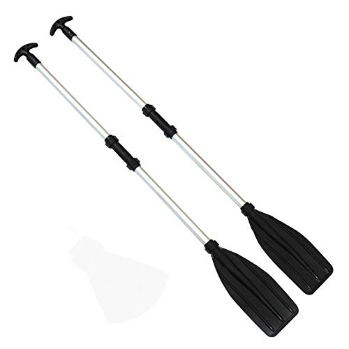 Bouquets de kayak en aluminium démontables de 133 cm pour bateau gonflable PVC et canoë