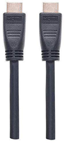 Manhattan HDMI In-Wall CL3 Cable with Ethernet, 4K@60Hz (Premium High Speed), 8m, Male to Male, Black, Ultra HD 4k x 2k - Image 4