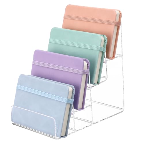 OUNONA Elegant Acrylic Storage Rack Wallet Holder Stand Multi-layer Display for Glasses Jewelry
