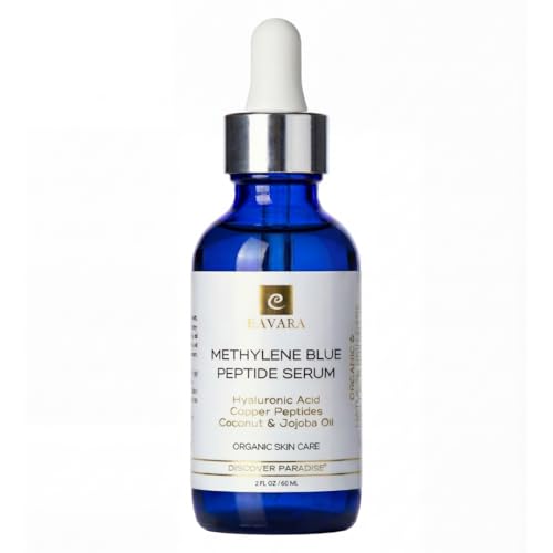 Eavara Methylene Blue Peptide Serum, Copper Peptides & Hyaluronic Acid, 2oz