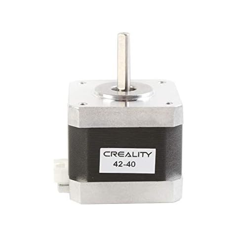 Creality 3D Printer 42-40 Stepper Motor, 2 Phase 1A 1.8 Degree 0.4N.M Stepper Motor for 3D Printer Extruder, Compatible with CR-10 and Ender-3 Series E Axis Cover