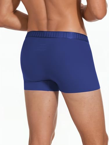 Men's Trunks Underwear Soft Breathable Comfort Flex Waistband Cool Underpants for Men 4 Pack3