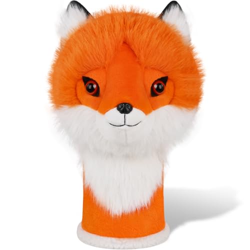 Craftsman Golf Elegant Fox Orange White Plush Soft Animal Driver