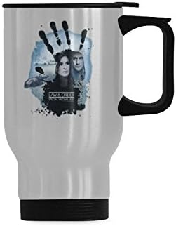 Ley y orden Unidad de víctimas especiales Taza de café de viaje Taza de té de viaje de acero inoxidable 14 onzas