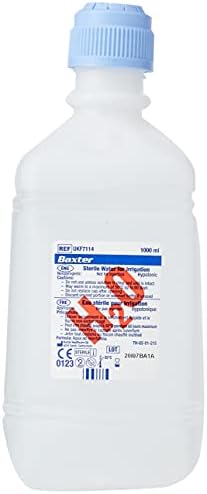 Baxter UKF7114 Single Sterile Water, 1 Litre