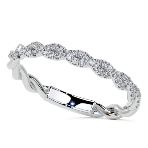 1CT-3CT Round Cut Moissanite Wedding Ring Set for Women Halo Bridal Handmade Ring, Promise Eternity Sterling Silver Solid Gold Diamond Solitaire 4-Prong Ring2