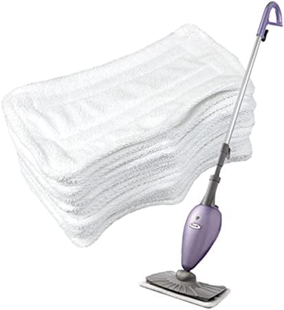 Miniatura 3 de Paquete de 10 almohadillas de repuesto lavables para fregona de vapor compatibles con Shark S3101, S3102, S3250, S3251, SK115, SK140, SK141, SK410
