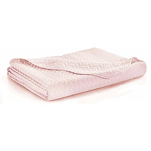 PHP Luxury Bedspread Super King Size Pink - Stylish Matt Finish Lightweight Reversible Embossed Pattern Bedspread Bedding Sets - 3 Piece Blanket Throw Bed Spread 250 X 270 cm + 2 Pillow Shams - Cosy Home Interiors PHP Luxury Bedspread Super King Size Pink - Stylish Matt Finish Lightweight Reversible Embossed Pattern Bedspread Bedding Sets - 3 Piece Blanket Throw Bed Spread 250 X 270 cm + 2 Pillow Shams - Image 7