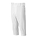 Mizuno Premier Short Piped Pants, White/Black, Small