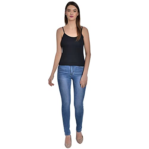 Image of Women's Regular Fit Cotton Camisole Slip Spaghetti Combo Pack of 1