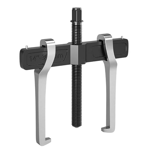 LMXRYPD Two Claw Bearing Puller Set, Heavy-Duty Carbon Steel Gear and Pulley Remover Tool, 17-350mm/0.6-13.7in Adjustable, for Bearing Maintenance/Auto Car Repair(30-250mm/1.1-9.8in)