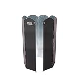 キャンプグリーブ 大型風防板 ウインドスクリーン 片面ブラック 高さ60cm 焚き火 リフレクター 風よけ