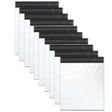 Opaco con interior negro para envíos discretos El exterior es blanco, el interior es completamente negro. Este plástico opaco oculta por completo el contenido. Nadie puede ver lo que envía – importante para productos sensibles, regalos o artículos confidenciales. La privacidad de sus clientes queda protegida durante todo el transporte.