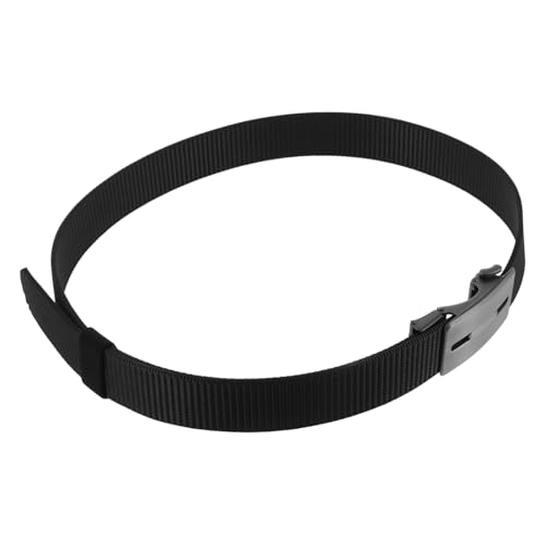 Men's Ratchet Belt for Golf Casual Formal Nylon Web Belt No Holes Automatic Buckle
