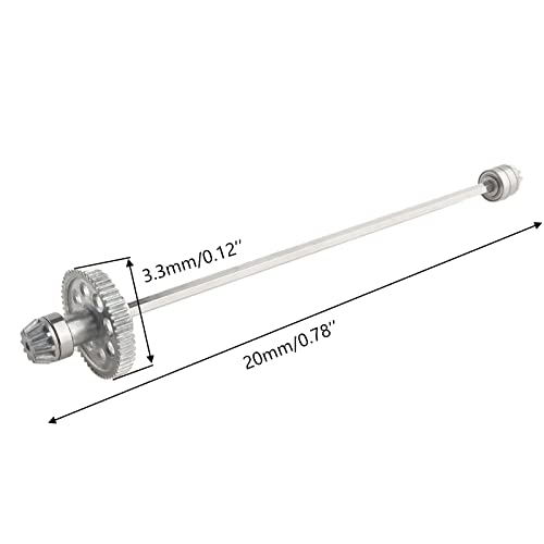 GDOOL 1:10 1/10 9125 RC Trucks Car Upgraded Original Parts Aluminum Main Drive Shaft 25-ZJ05 for High Speed 1:10 9125 RC Trucks