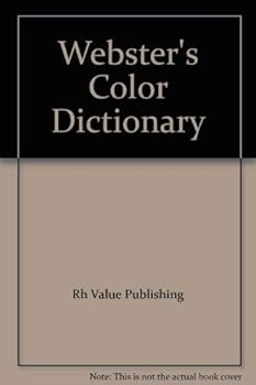 Hardcover Webster's Color Dictionary Book
