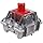 Gateron KS-9 RGB Mechanical MX Type Key Switch - Clear top (65 Pcs, Red)