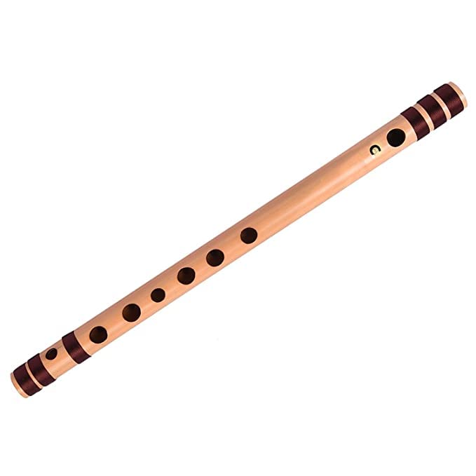 BEST BROTHER Flutes C Natural Medium Right Hand 8 Hole Bansuri Musical Instrument Size 19inch 48 cm (Brown)-image-34