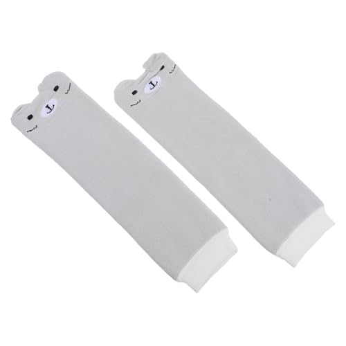 GALPADA Thick Cartoon Knee Pads Slip Leg Warmers Soft Crawling Protection for Boys Winter Bear Design