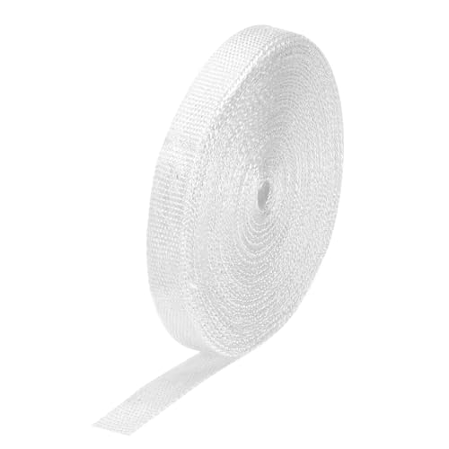 Image of MECCANIXITY 1pcs Fiberglass Cloth Tape 30m(33 Yard) x30mmx1.5mm C Glass Fiber Fiberglass Mesh Glass Fiber Mesh Woven Fiberglass Fabrics Insulation Tape for Reinforcement Repair