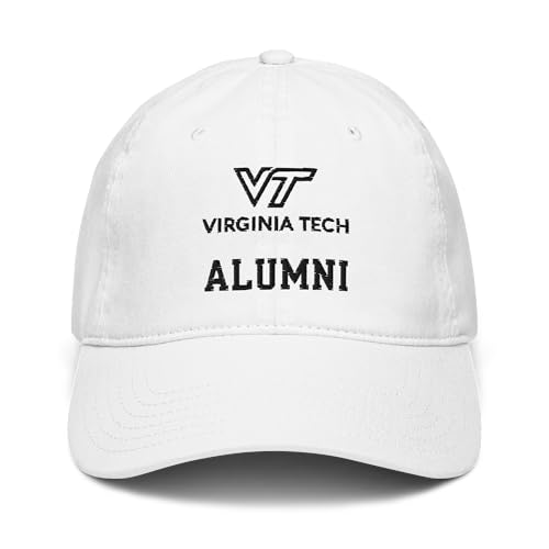 Gorra ajustable Virginia Tech Hokies Alumni blanca oficial miniatura 2
