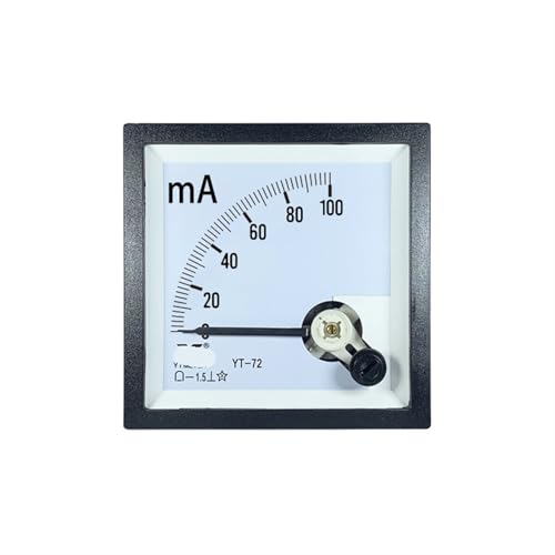Milliampèremètre YT72 5mA DC contre les surcharges de petits circuits