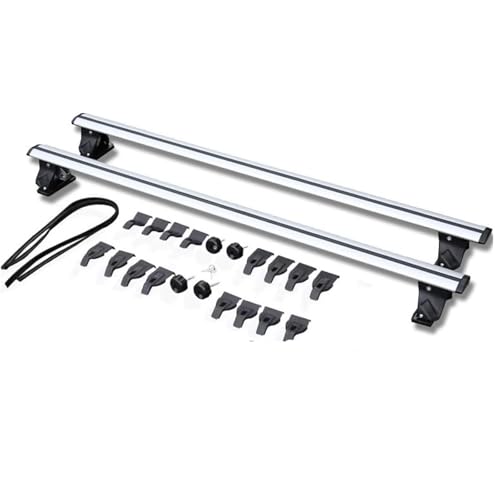 Barres de toit en alliage d'aluminium argent de haute résistance pour Kia Rio