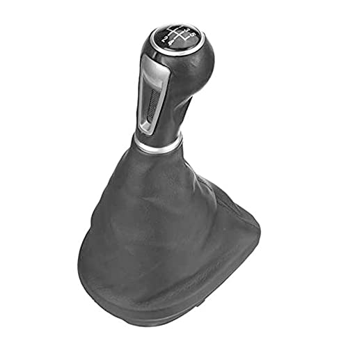 Fayme 5 marchas de piel para coche, palanca de cambios, palanca de cambios, cubierta para SSeat Leon II/Toledo III Altea XL