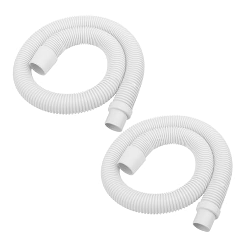 Two Pack 48" Universal Pool Vacuum Hose, Premium Replacement Suction Hose for Kreepy Krauly, Baracuda G3/G4, Hayward Navigator, Pool Vac Ultra & AquaBug