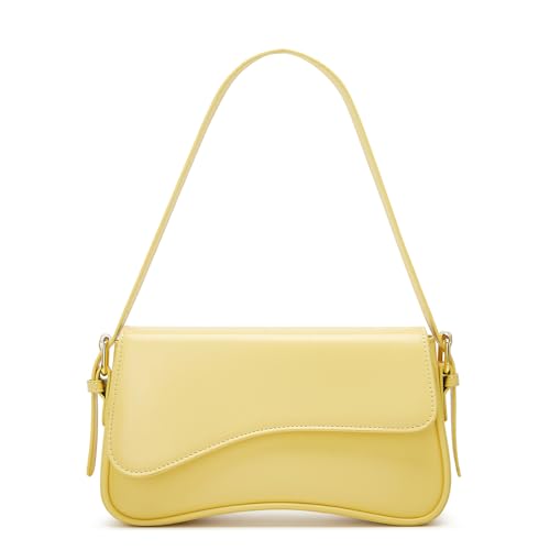 Image of Amszke Shoulder Bag for Women Y2K Crossbody Purse PU Leather Underarm Handbag 2 Adjustable Strap for Daily Commute Travel
