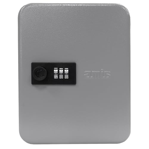 Amig Portallaves Seguro 20 Llaves Modelo Gris