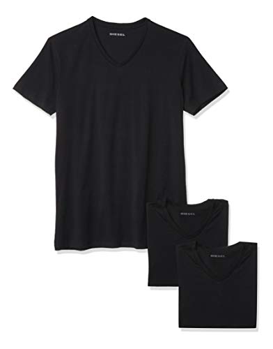 Diesel Men's UMTEE-MICHAEL3PACK T-Shirt, Black, M