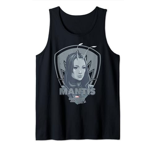 Mantis Marvel débardeur logo gris discret style vintage authentique