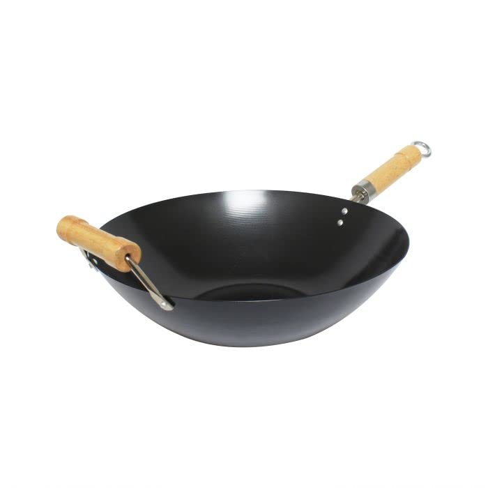 Wok de acero carbono antiadherente 14" TrueCraftware miniatura 1