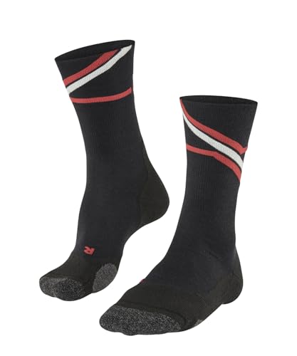 FALKE Herren Wandersocken TK2 Explore M So Wolle Funktionsmaterial antiblasen dick 1 Paar, Schwarz Black 3008 Iconic, 42-43 – Ansicht 1