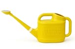 Keplin 8L Small Watering Can, Durable Plastic Watering Can for Indoor & Outdoor Plants, Easy Pour Garden Jug with Sprinkler Rose, Ideal for Flowers, Houseplants & Gardening (Yellow)
