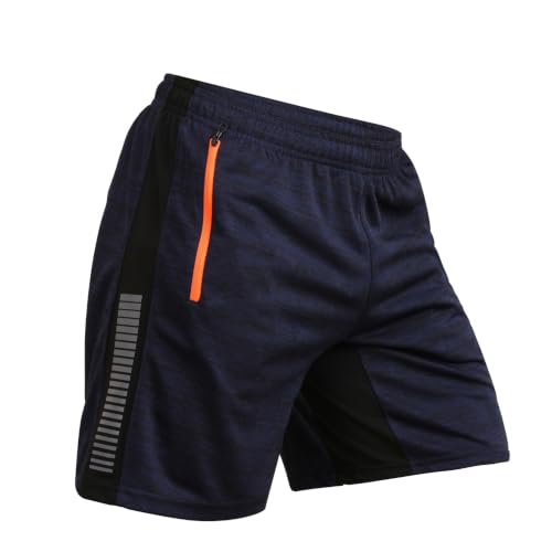 Image of Unbeatable Mens Shorts Pant for Gym, Running & Sports | Quick-Dry Workout Shorts for Men | Stylish Half Pant for Man with Zip Pocket | Lightweight Gym Shorts Summer Sports Shorts for Men