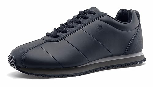 Shoes for Crews Avery, Women's Slip Resistant Work Shoes, Water Resistant, Black