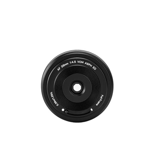 Image of VILTROX 28mm f4.5 Pancake Lens for Sony E, Auto Focus 28mm f /4.5 FE Chips-Size Ultra-Thin Full Frame Lens for Sony E Mount