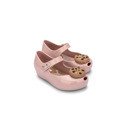 mini melissa Ultragirl Candy Peep Toe Mary Jane Flats for Little Kids4